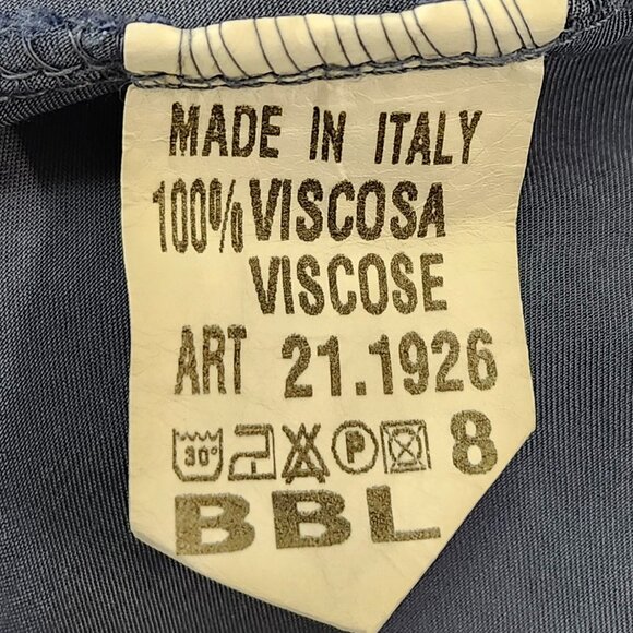 Dis Moi Women's Dusky Blue Camisole W/Lace Trim Size S/M - Picture 6 of 6